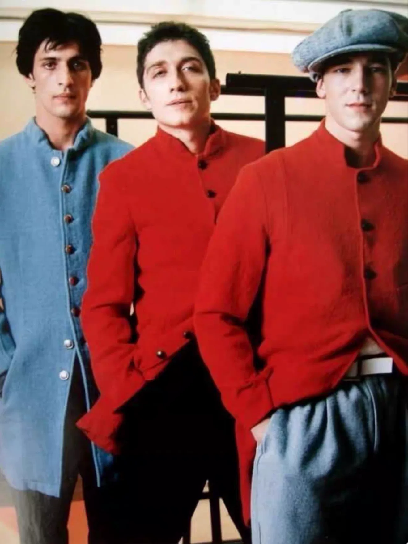 Yohji Yamamoto 2001AW Red Wide-Leg Pants — back