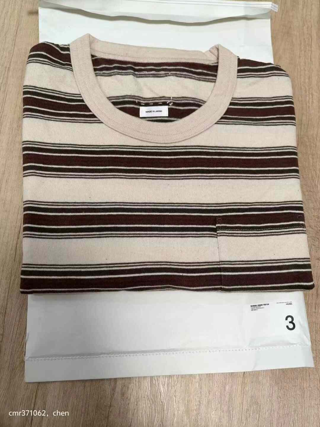 VISVIM 22SS BORDER JUMBO TEE — label