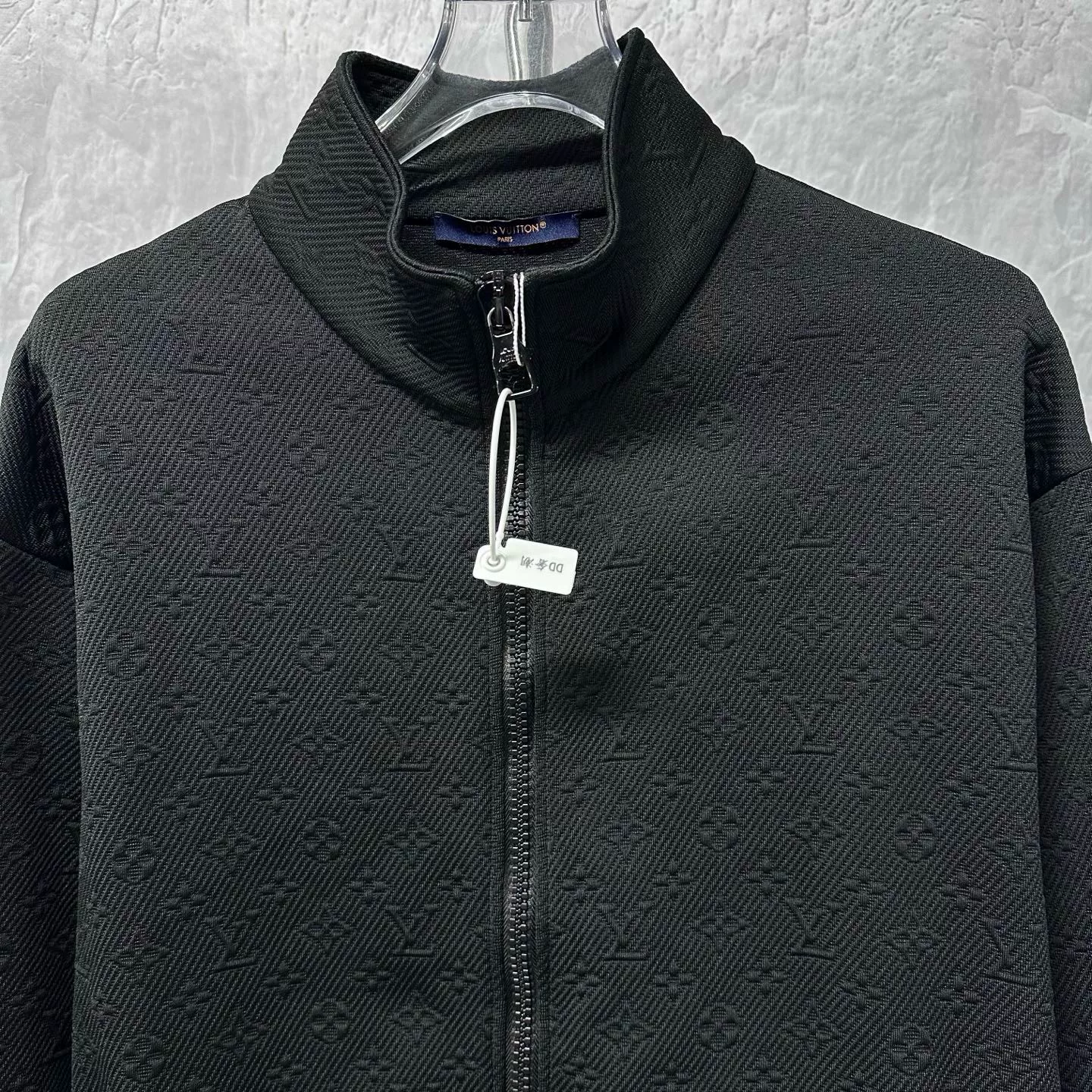 Louis Vuitton Monogram Embossed Zip Jacket L — front