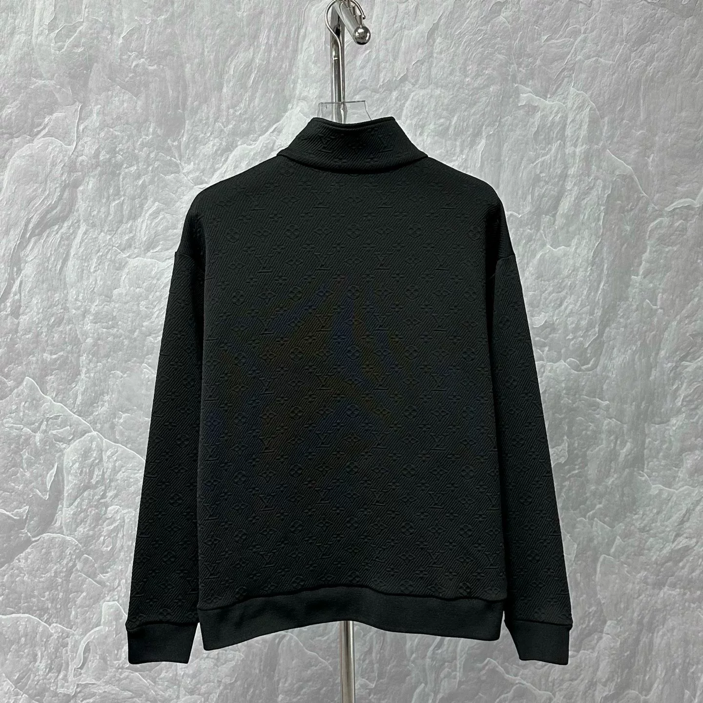 Louis Vuitton Monogram Embossed Zip Jacket L — back