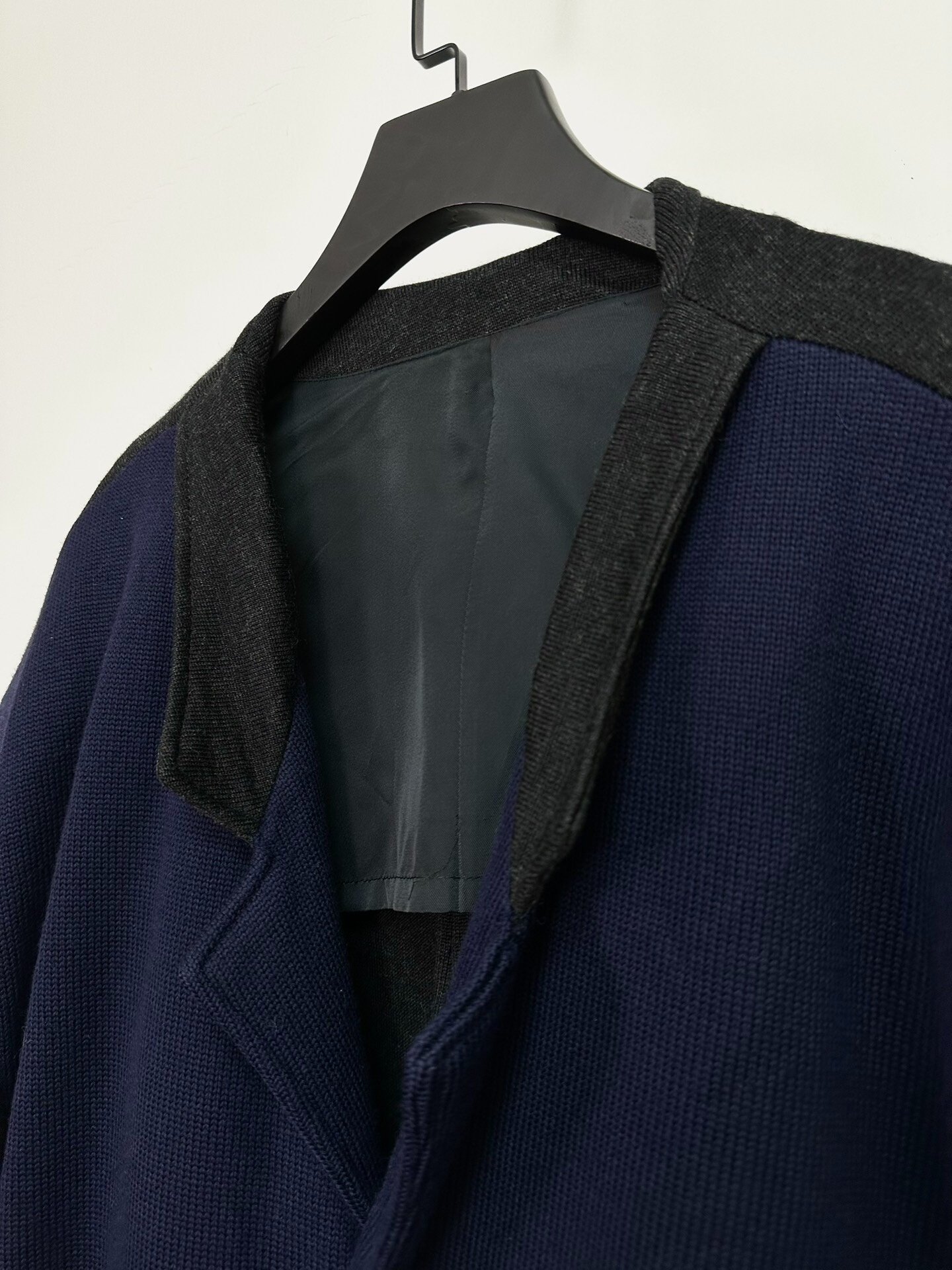 Yohji Yamamoto 1980s Paneled Coat — back