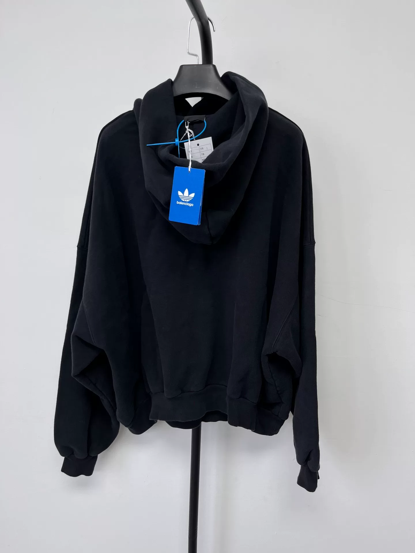 Balenciaga x adidas Logo Print Hoodie — front