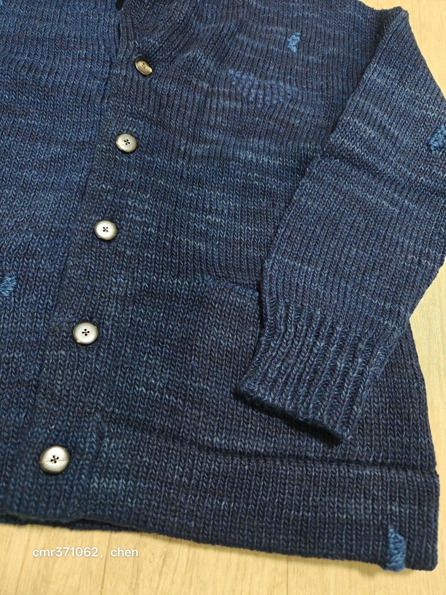 visvim 19AW Cowichan Hand-Knit N.D — label