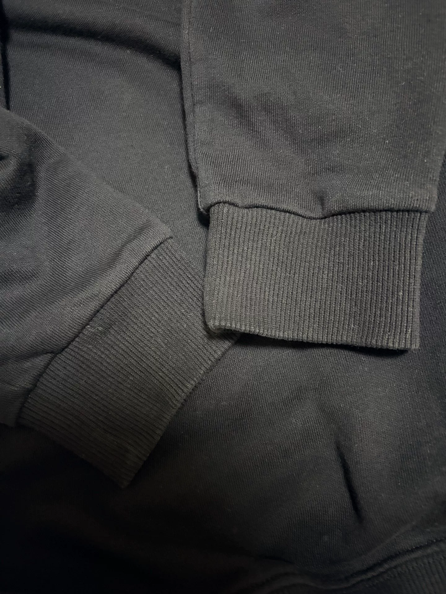 Saint Laurent SLP 13FW Leather Zip Sweatshirt — back