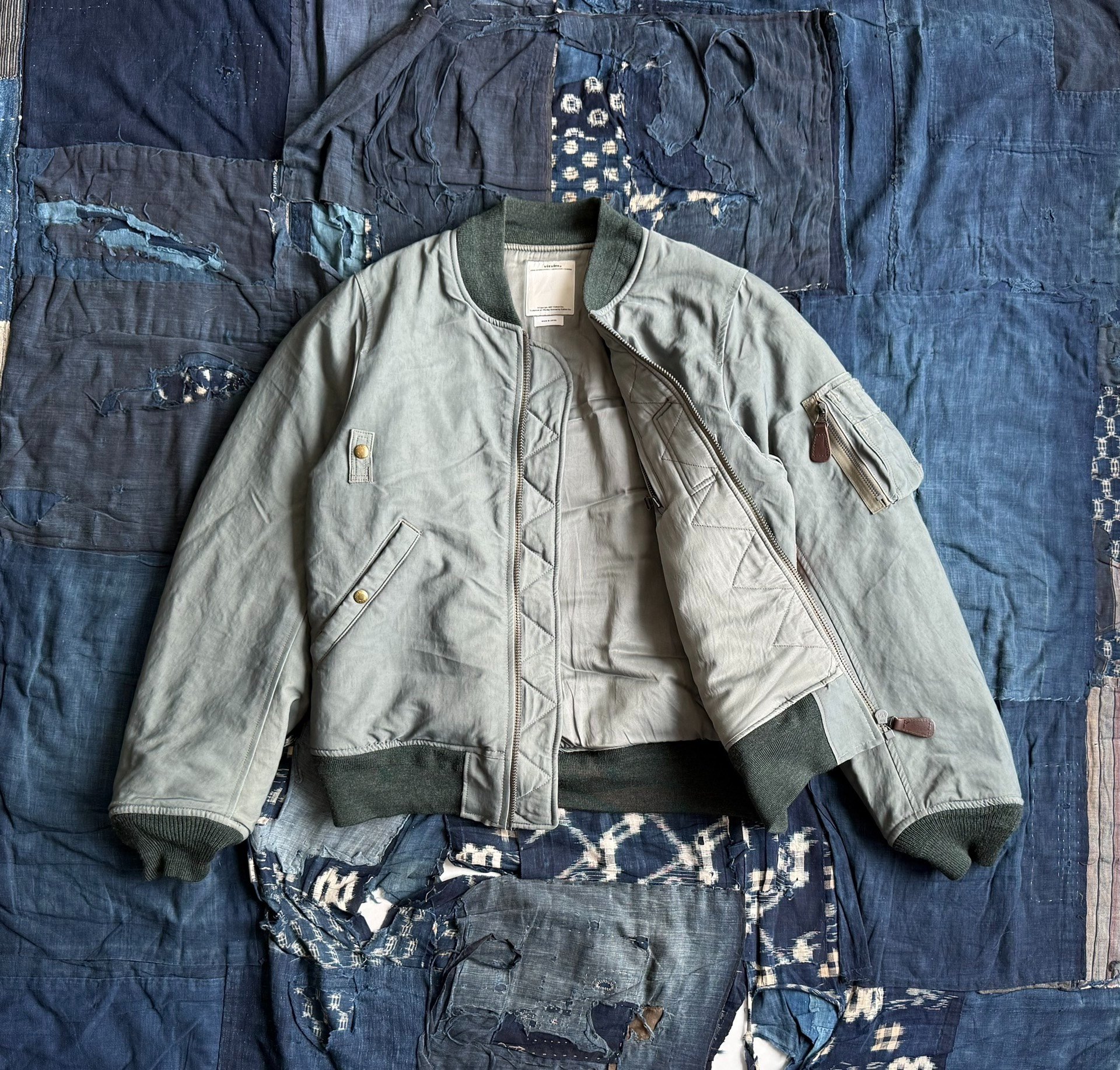VISVIM 15AW THORSON STARS JKT MA1 — detail