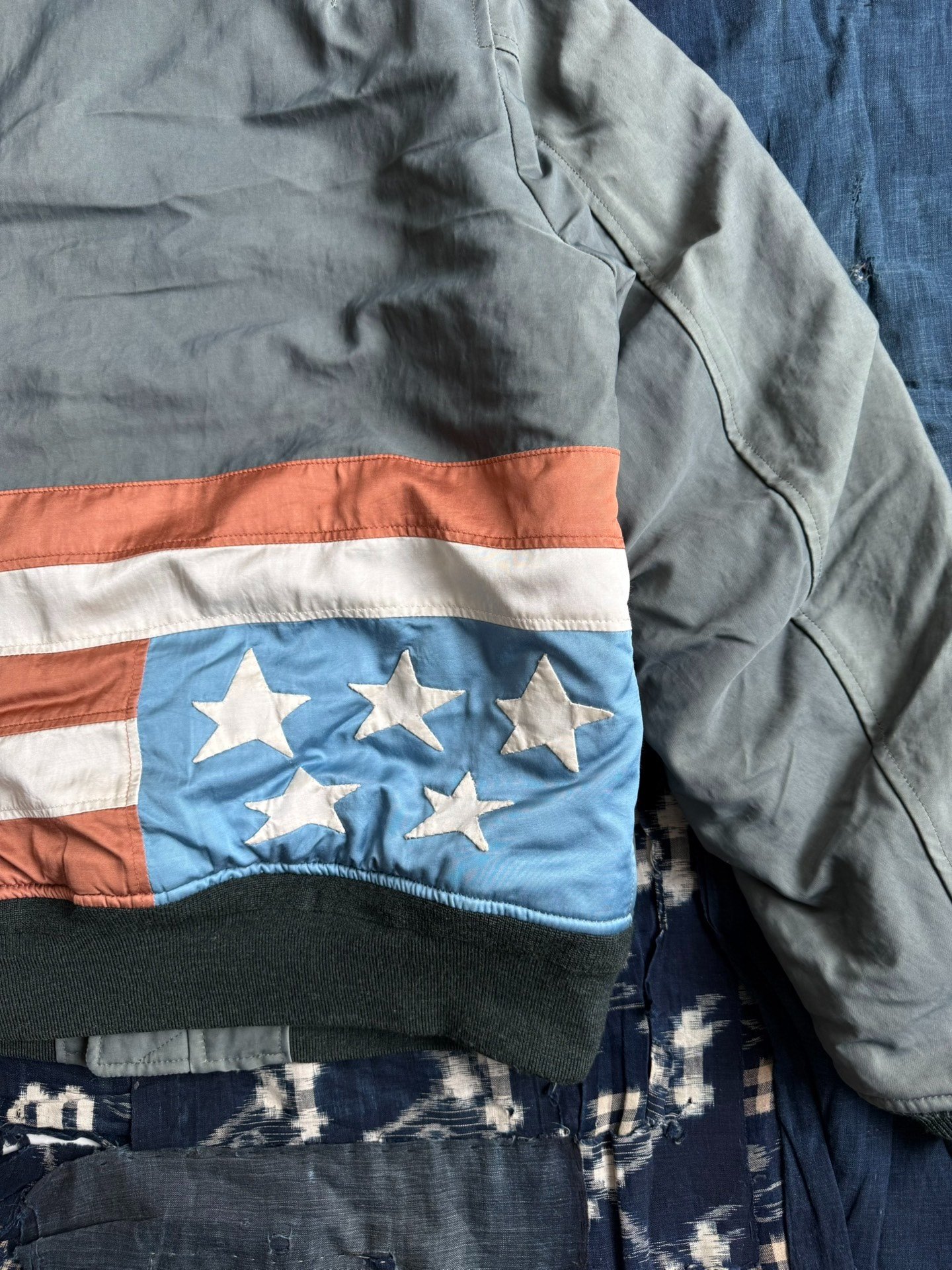 VISVIM 15AW THORSON STARS JKT MA1 — label