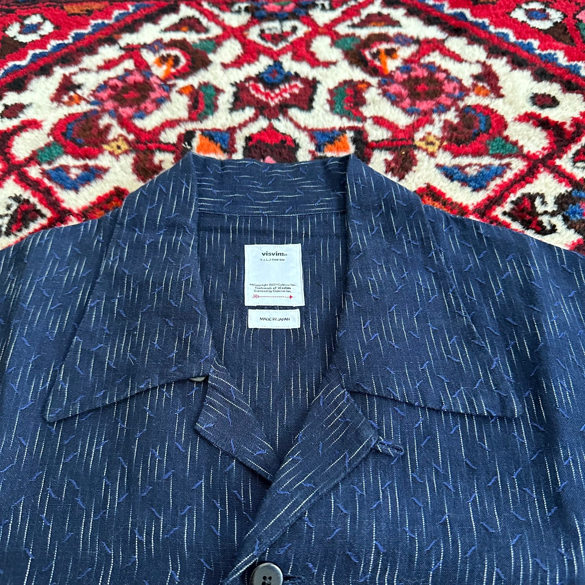 VISVIM 19SS ELLERY S/S SHIRT — label