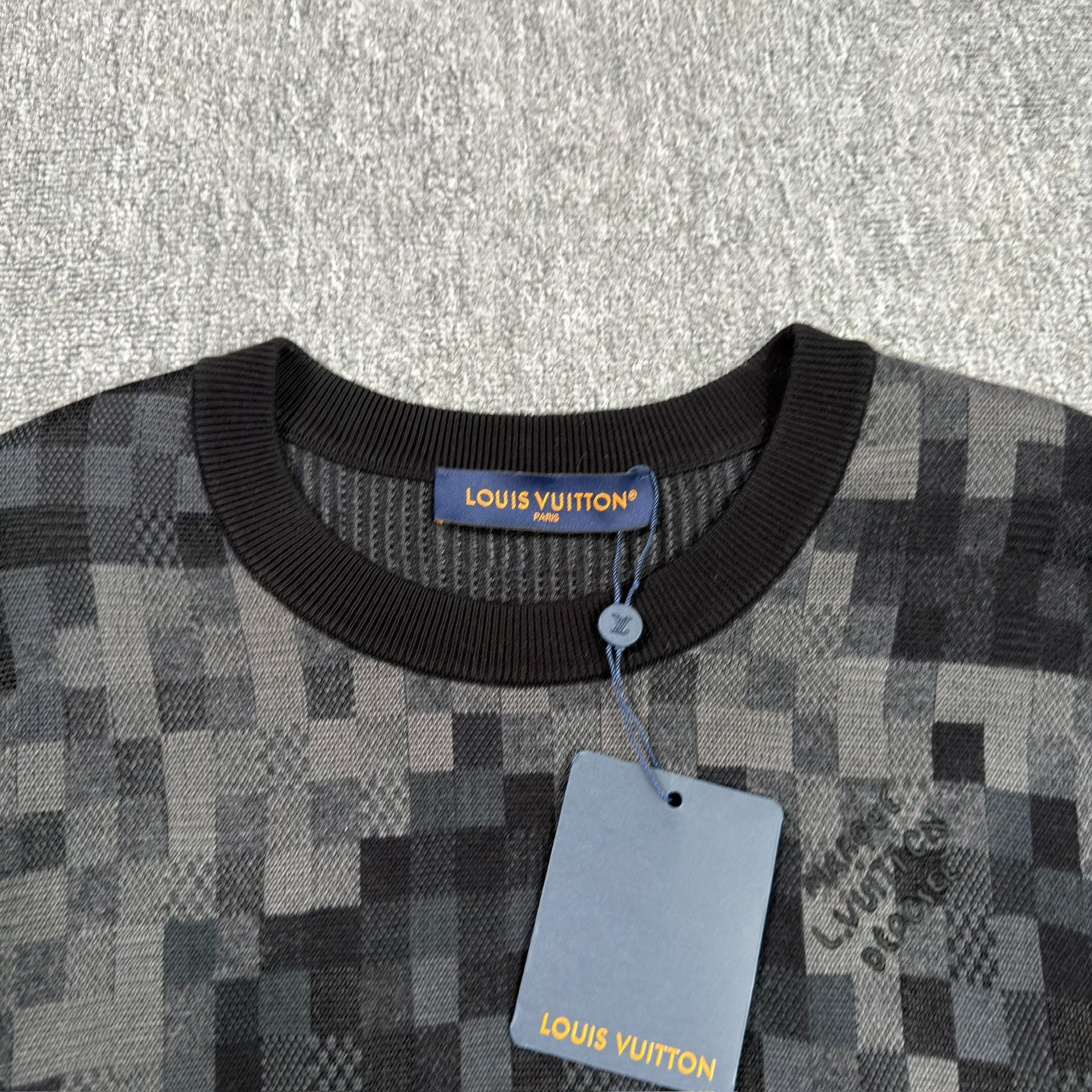 Louis Vuitton Camo Crew Neck Sweater — detail