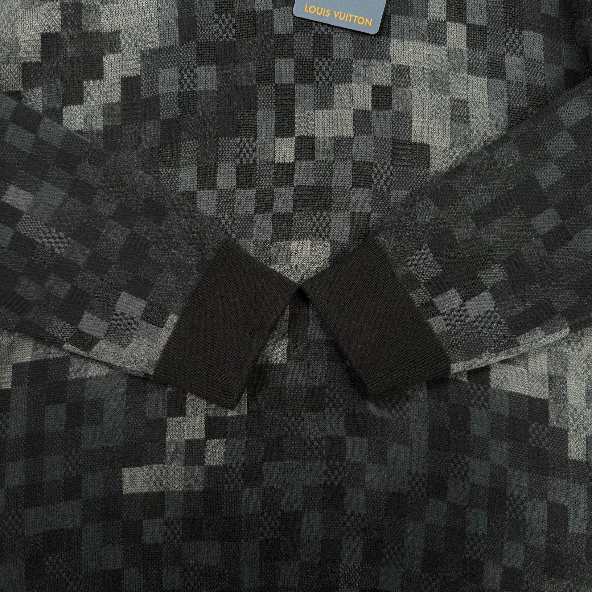 Louis Vuitton Camo Crew Neck Sweater — back