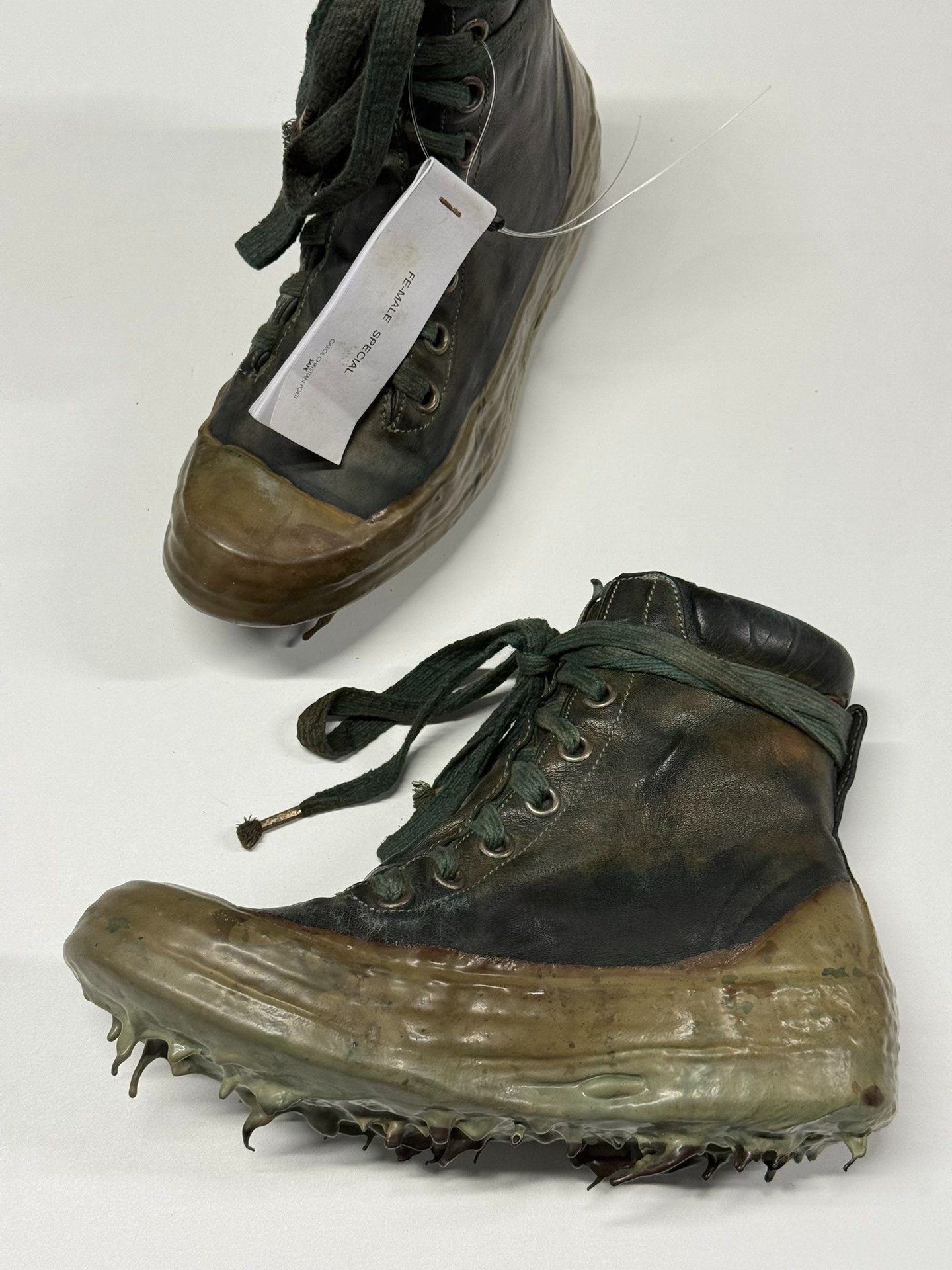 Carol Christian Poell High-Top Sneakers — label