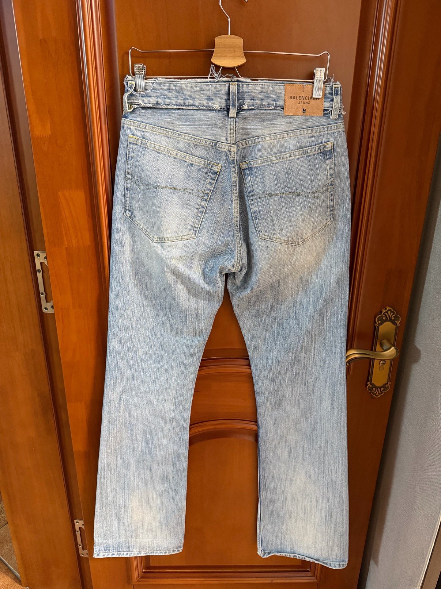Balenciaga Distressed Jeans — front