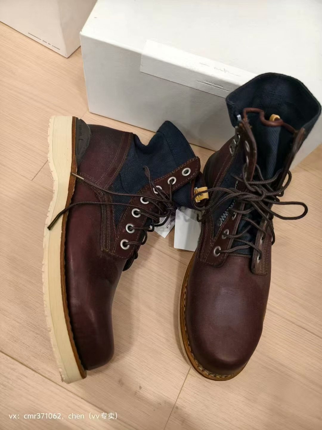 visvim 15AW 7-Hole 73-Folk (Veggie) — detail