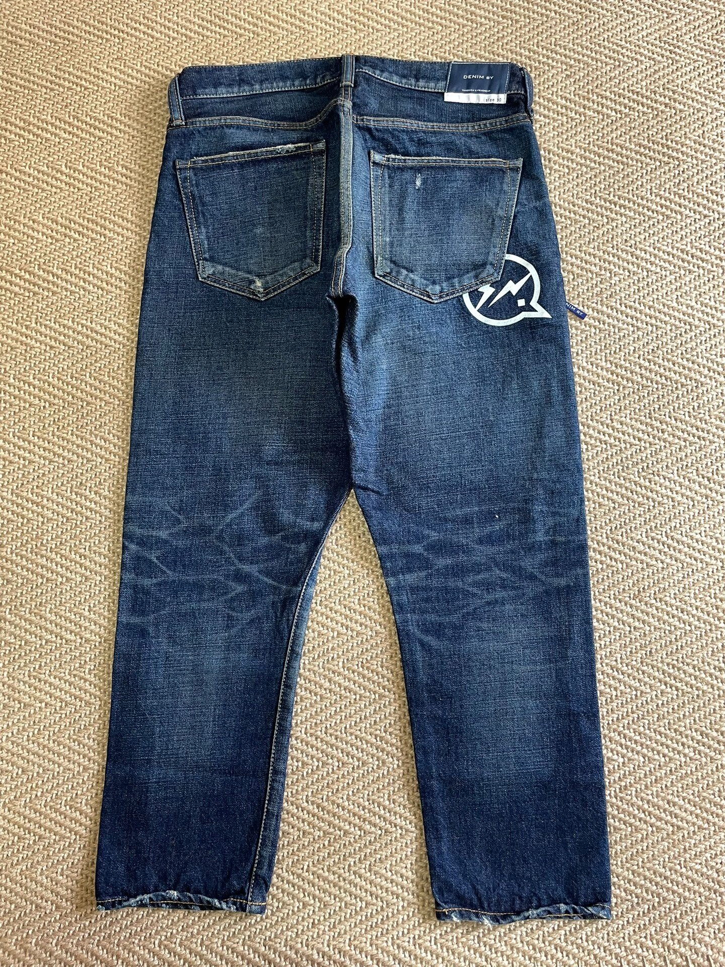 Vanquish & Fragment Lightning Denim Jeans — front