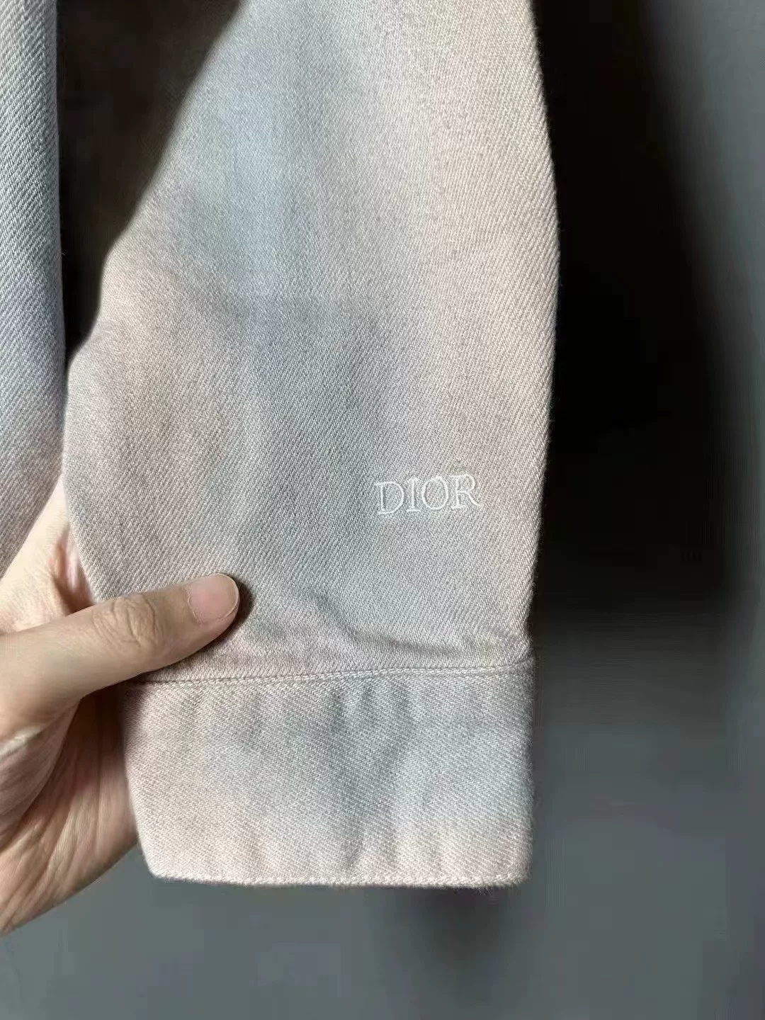 Dior Rendered Denim Jacket — back