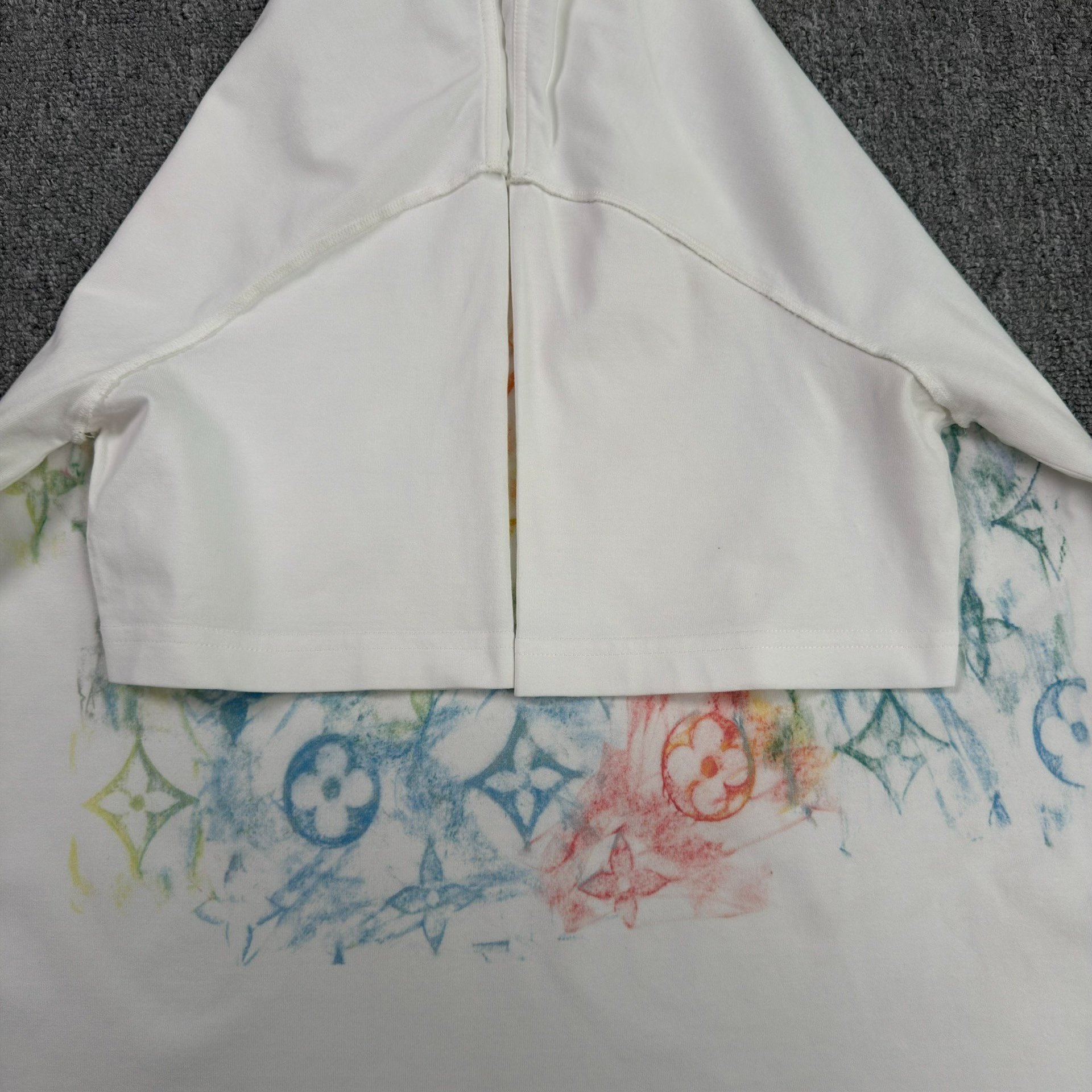 Louis Vuitton Crayon Print White T-Shirt — back