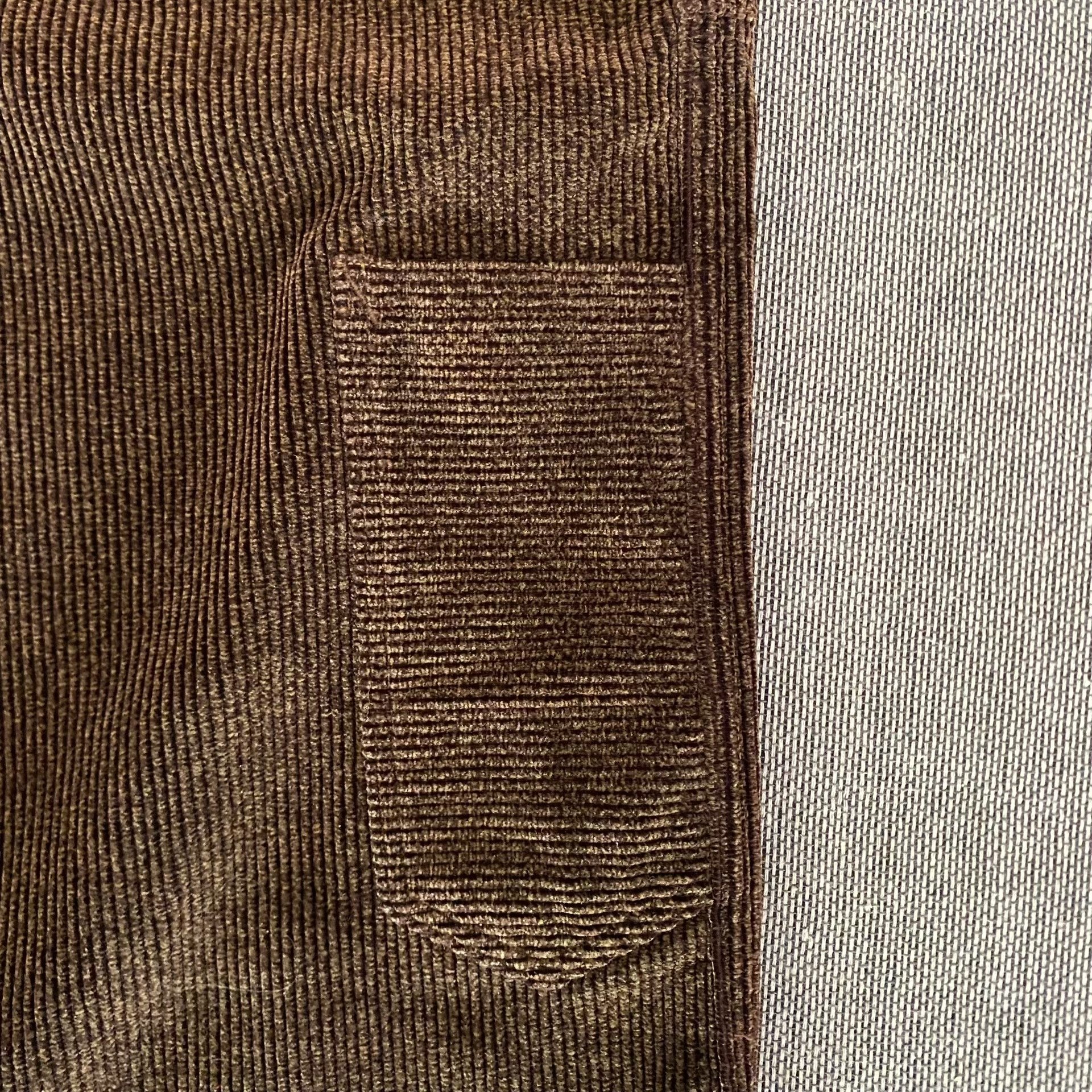 Freewheelers Bootleggers Brown Corduroy Work Pants — back