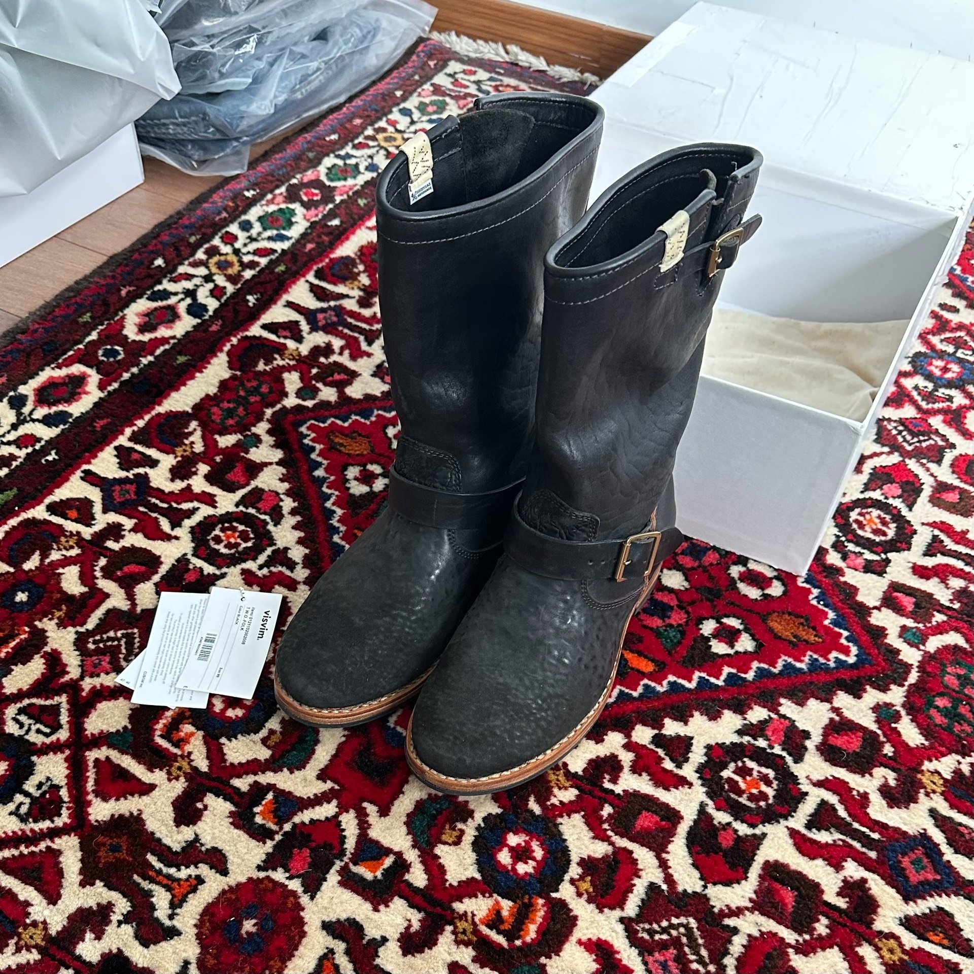 VISVIM 21SS T.W.O. Engineer Boots — front