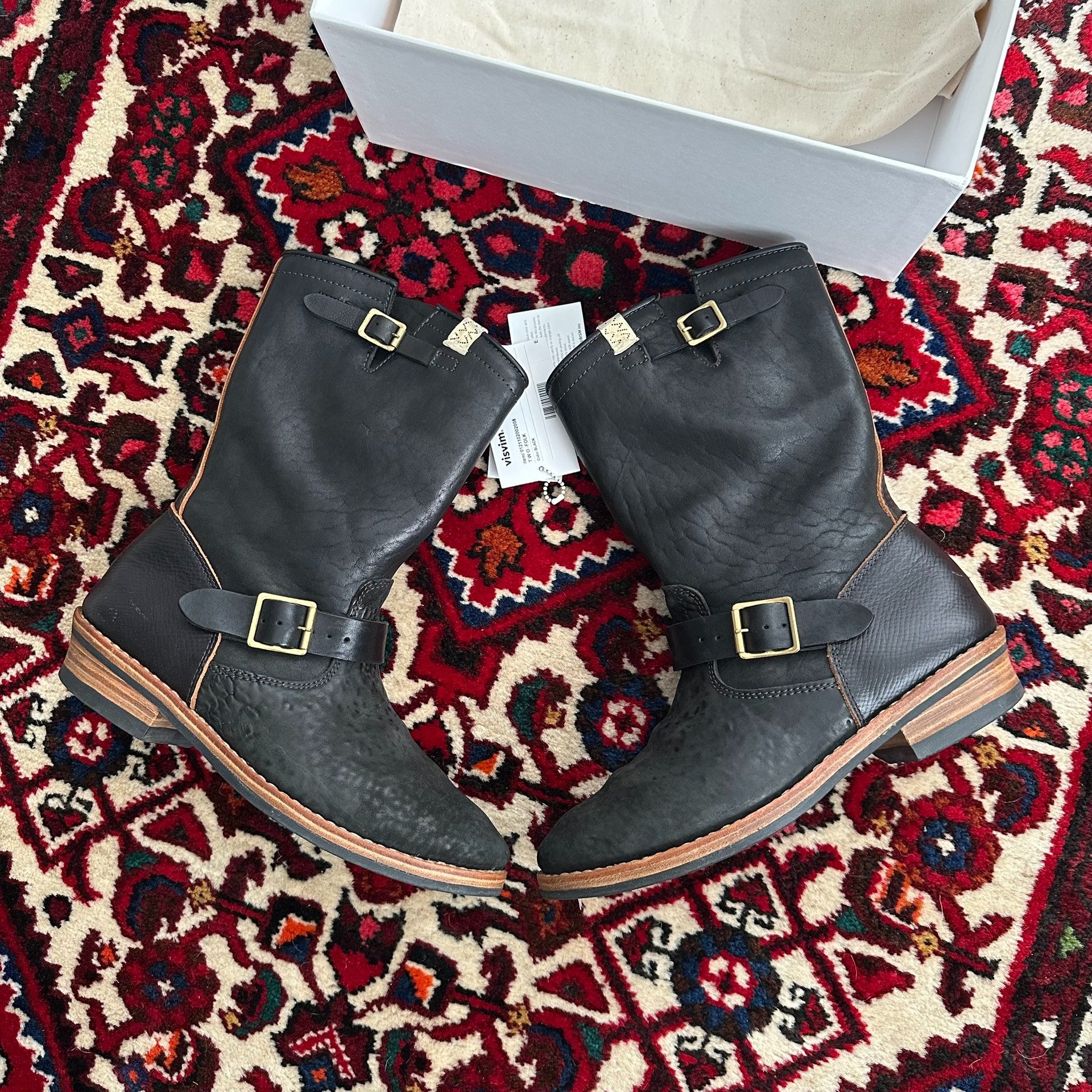 VISVIM 21SS T.W.O. Engineer Boots — label