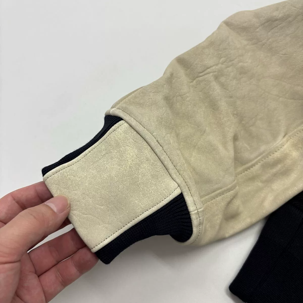 VISVIM Motors Club Varsity Jacket — label