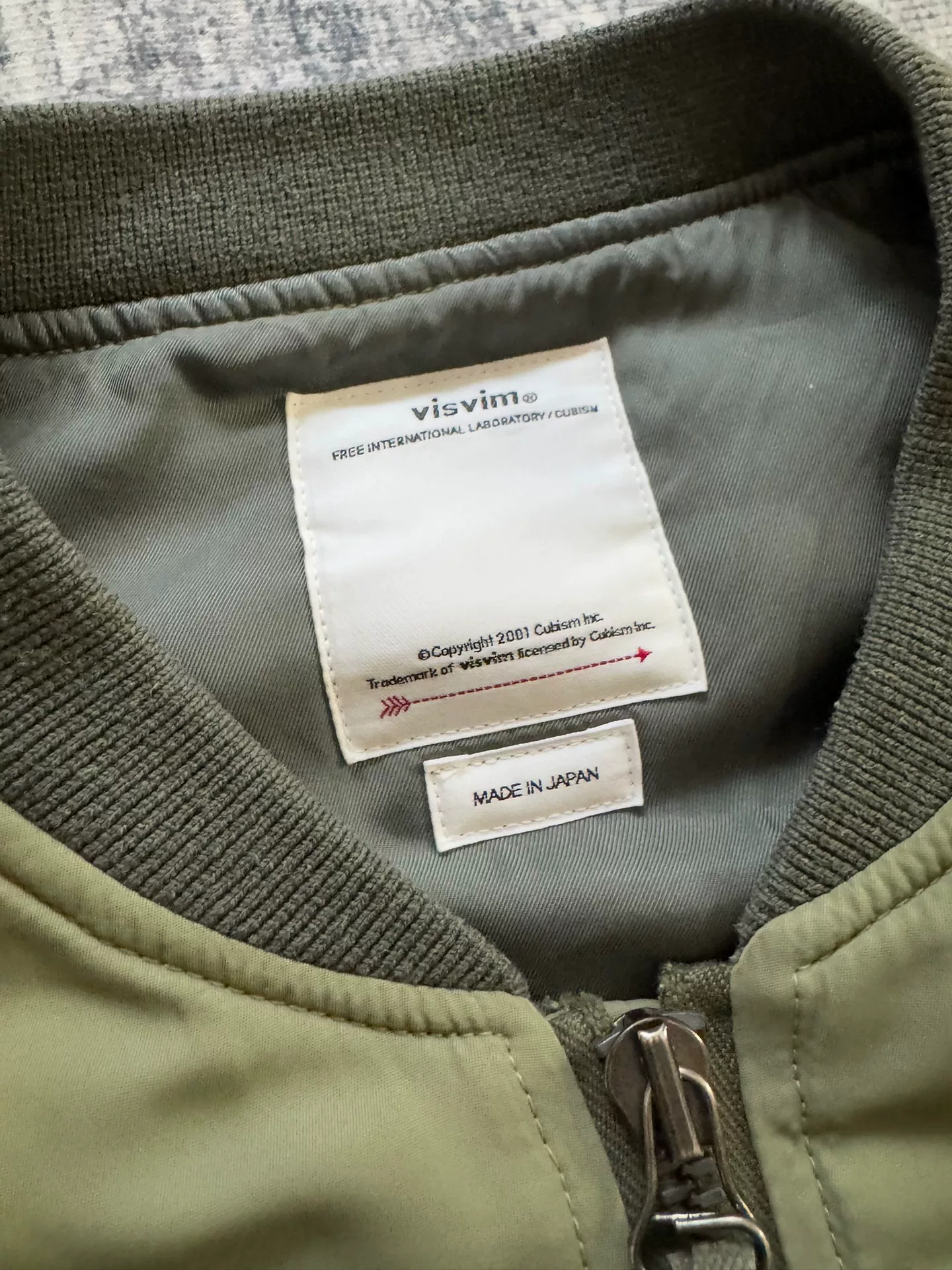 VISVIM 23SS THORSON MARQUE MA1 Flight Jacket — front