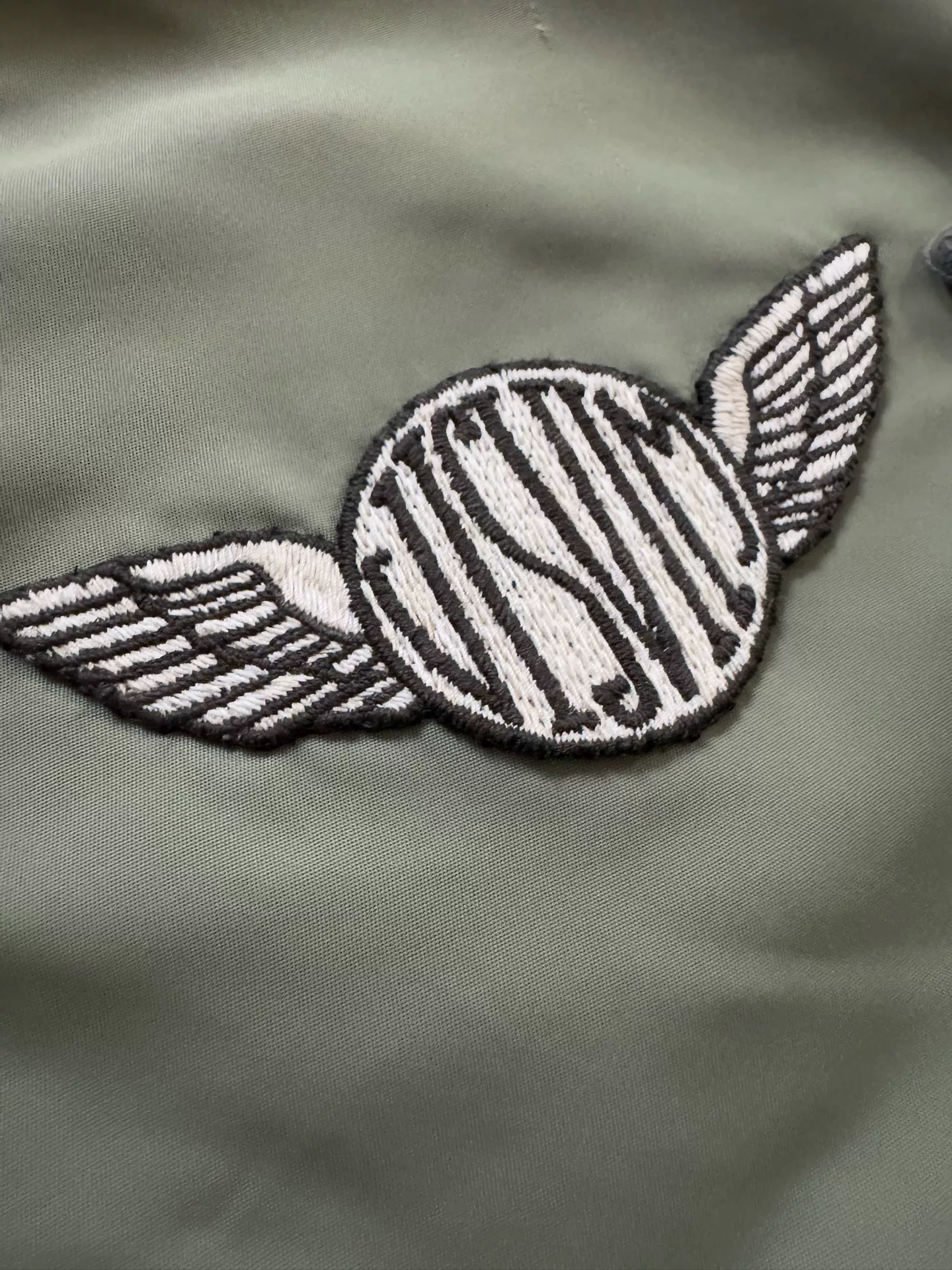 VISVIM 23SS THORSON MARQUE MA1 Flight Jacket — detail