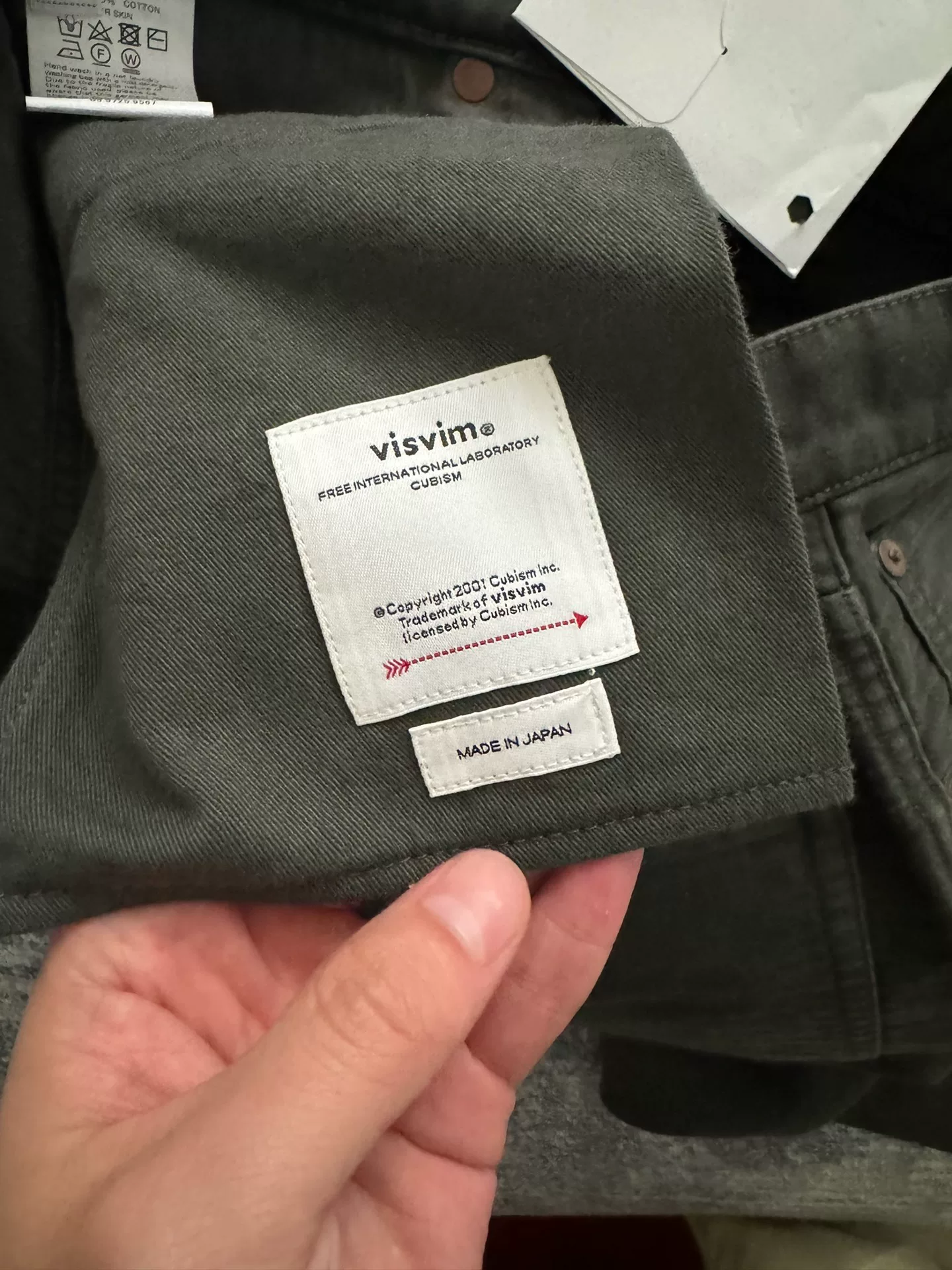 VISVIM 24AW FLUXUS 10 MOLESKIN — back