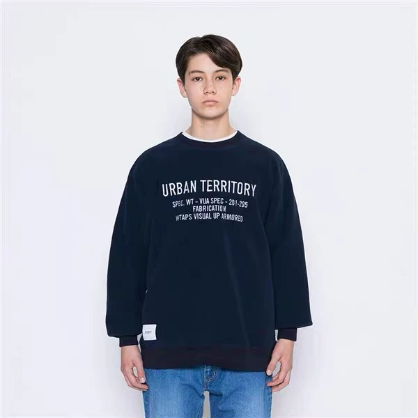 WTAPS CRUCIBLE CREW FLEECE SWEATER — detail