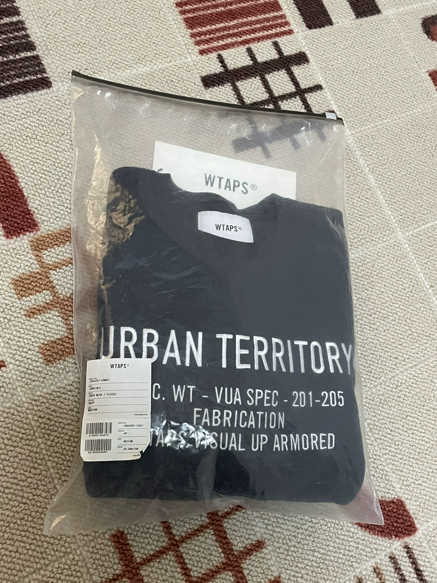 WTAPS CRUCIBLE CREW FLEECE SWEATER — back