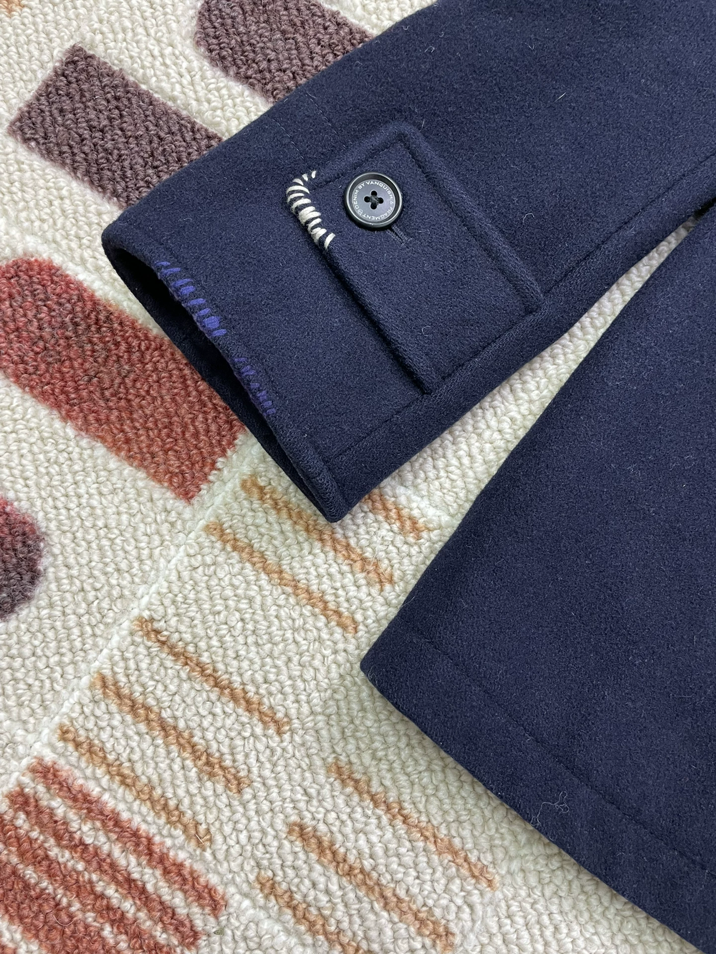 Denim by Vanquish Fragment Wool Coat — back