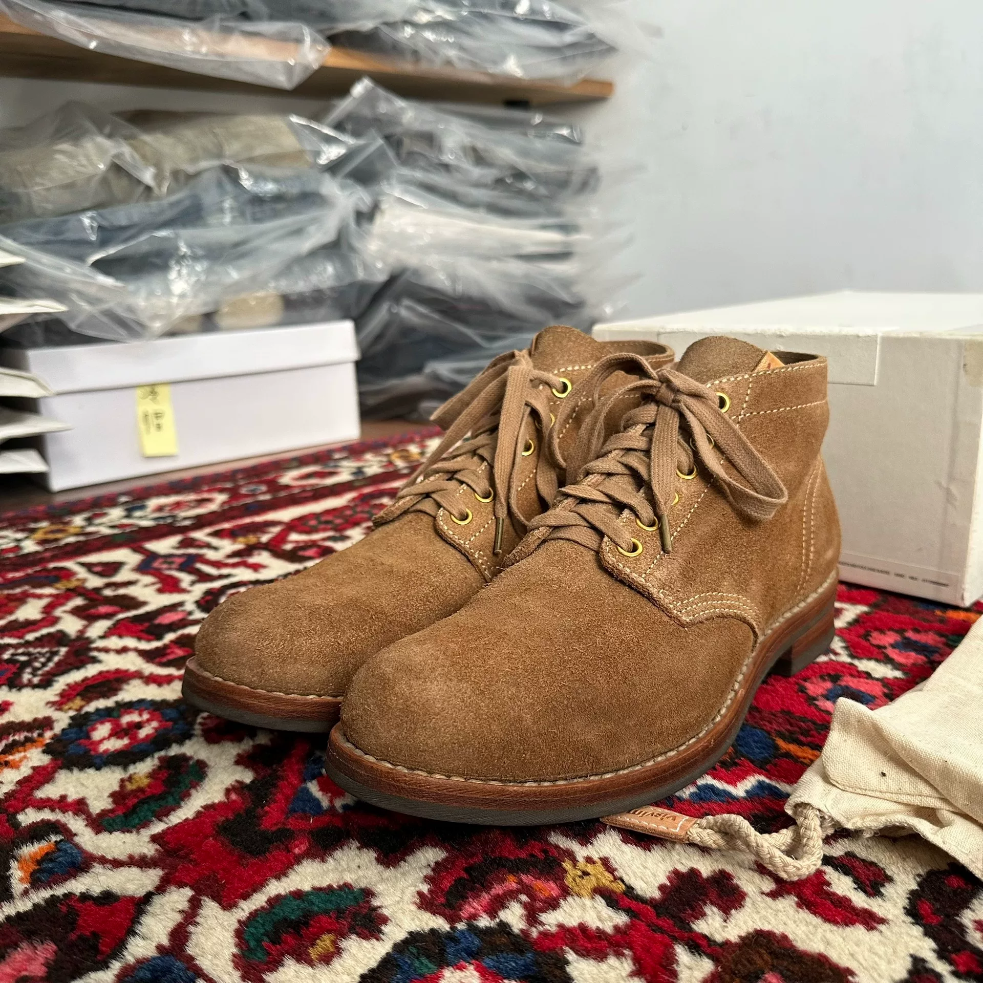 VISVIM 17AW BRIGADIER Boots — front