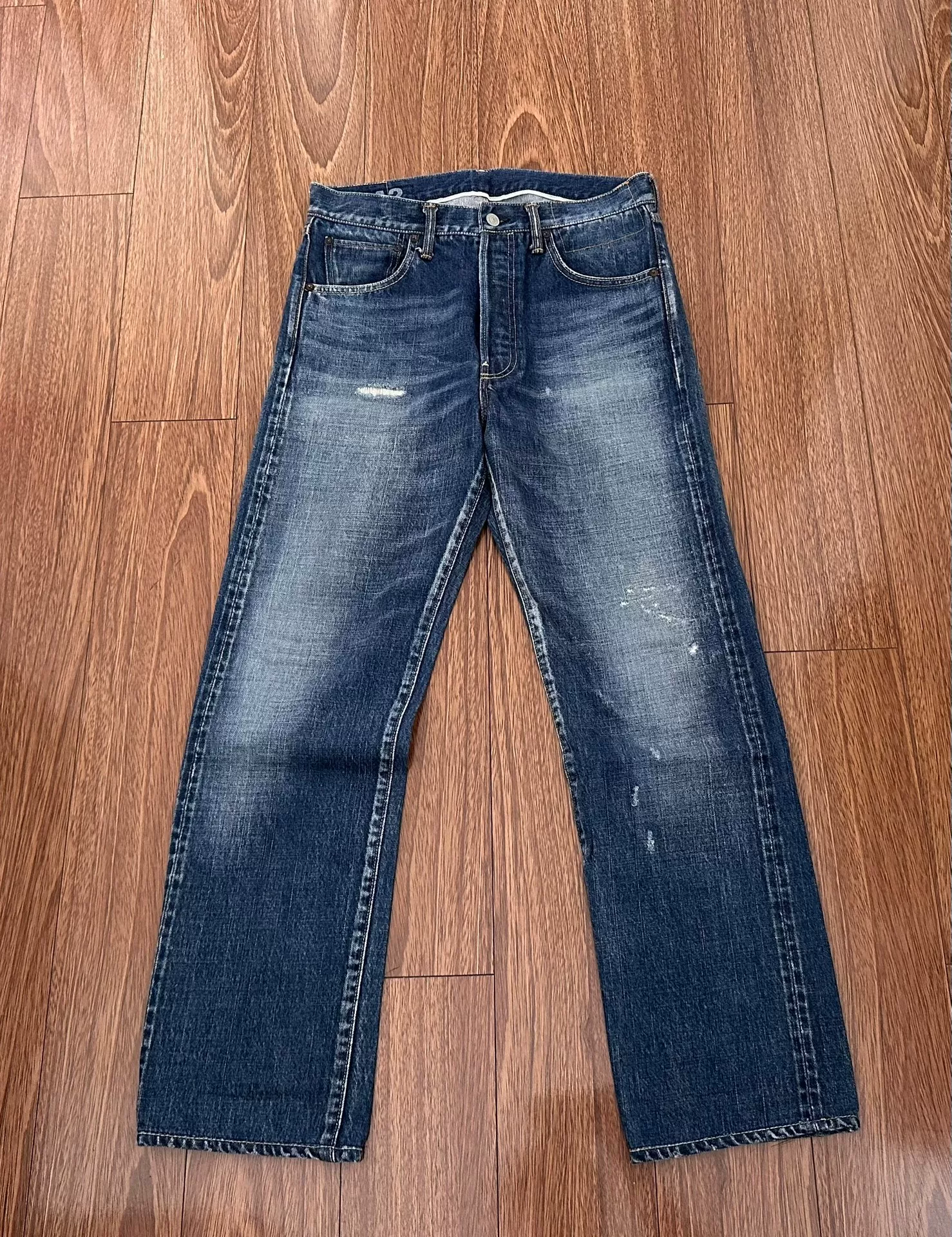 VISVIM SOCIAL SCULPTURE DAMAGED-12 D12 Washed Jeans
