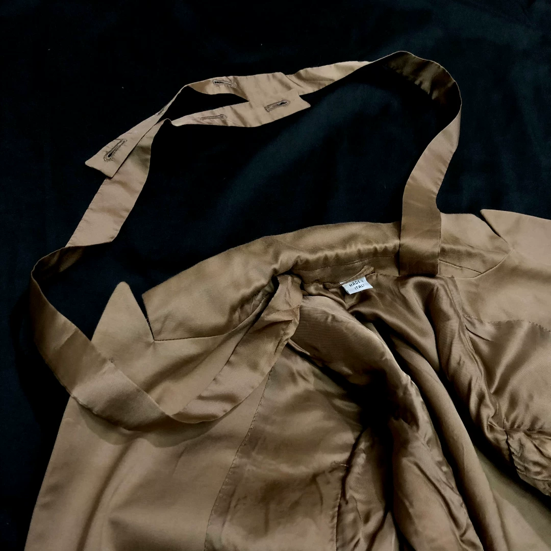 Helmut Lang 99AW Parachute Coat — label