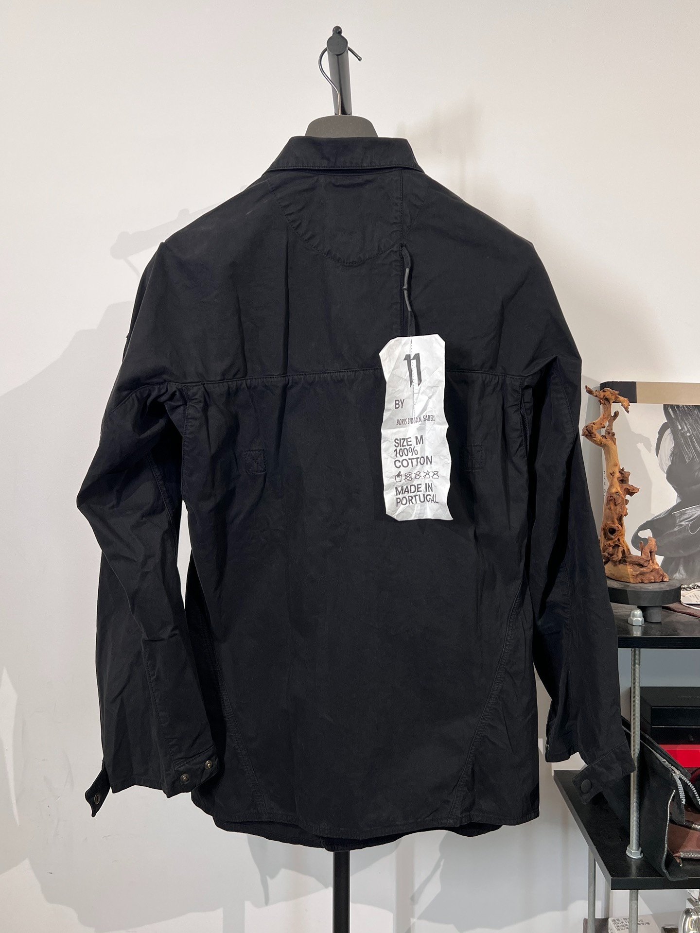 11by bbs S1 Black Workwear Jacket — front