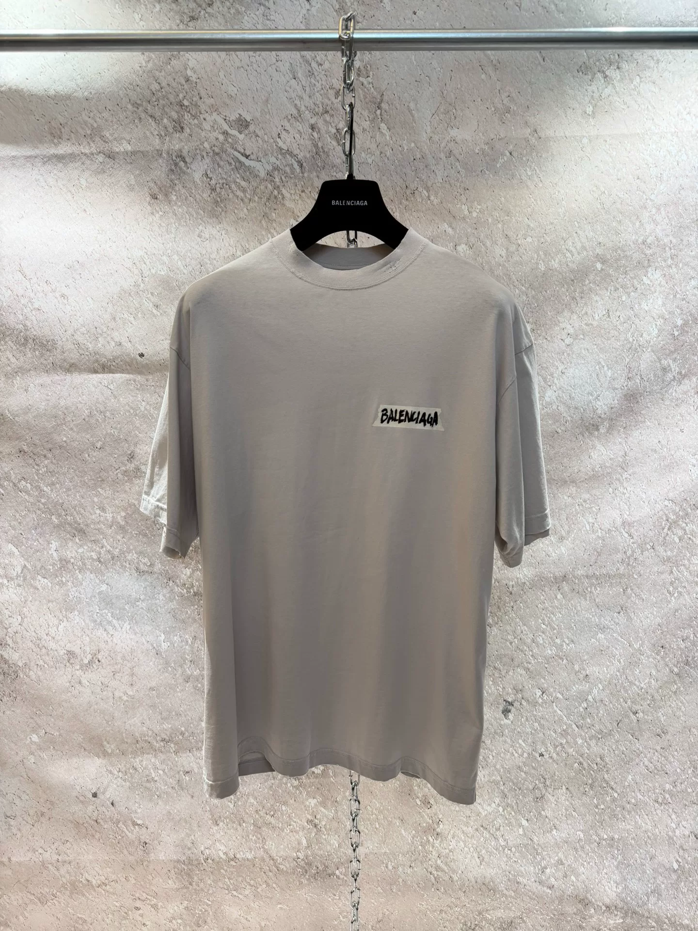 Balenciaga Short-Sleeve Patch T-Shirt