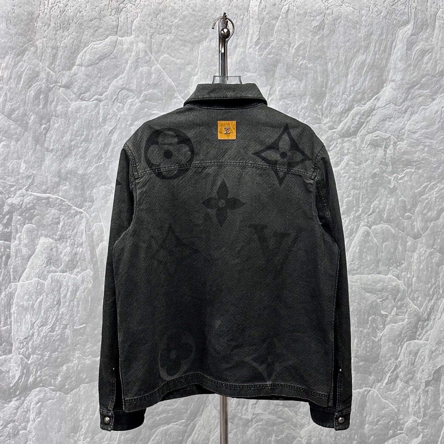 Louis Vuitton SS25 Logo Rivet Denim Jacket — back