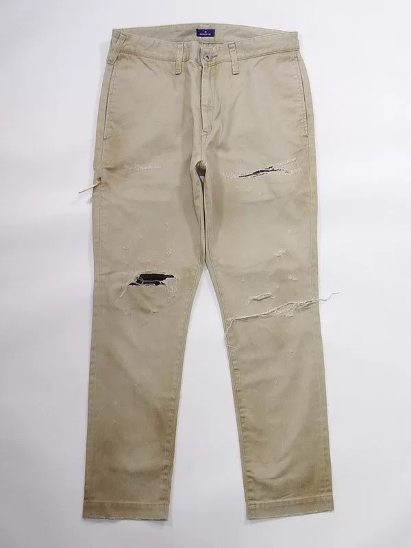 Vanquish Fragment Distressed Lightning Denim Pants