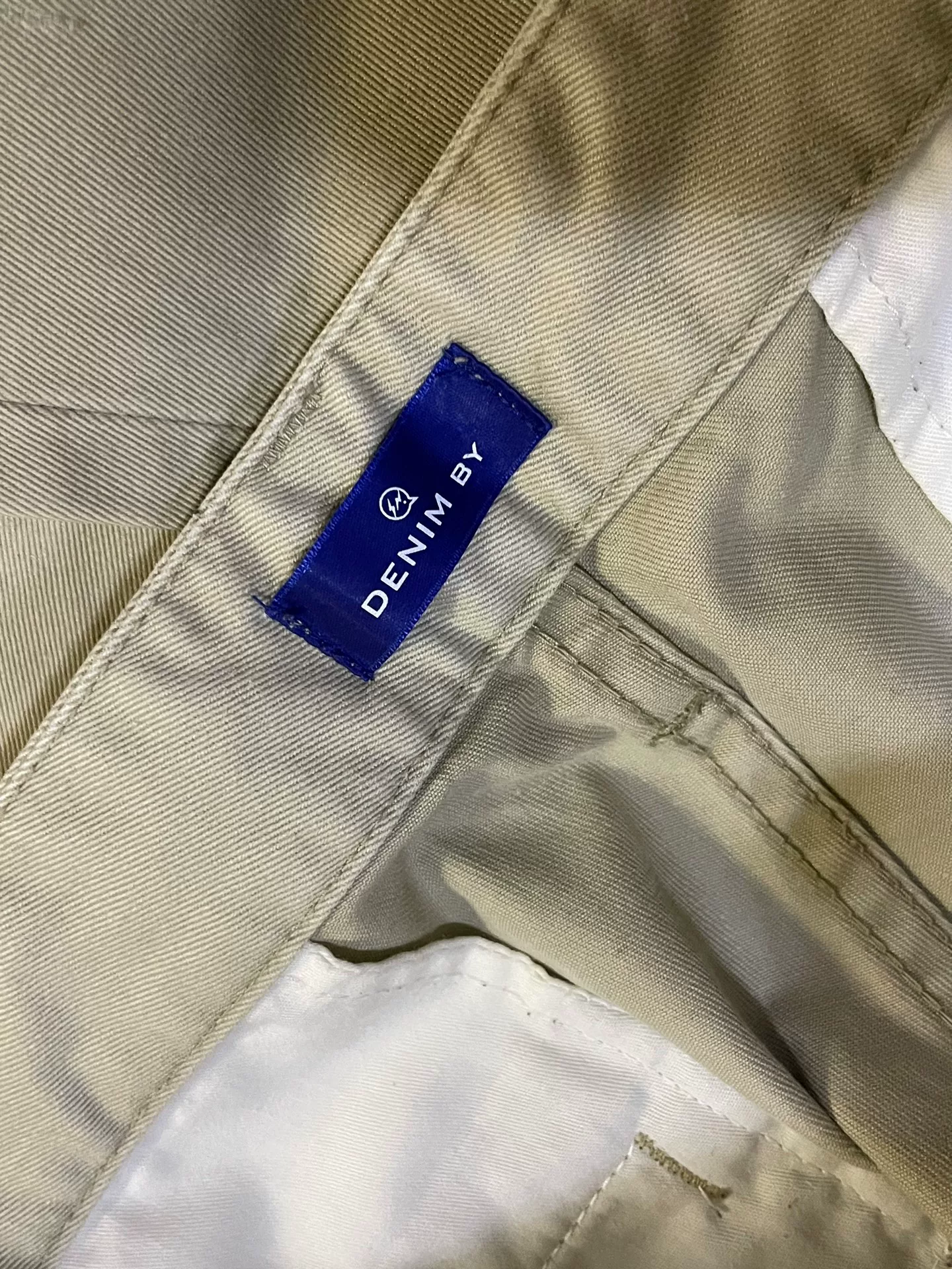 Vanquish Fragment Distressed Lightning Denim Pants — detail