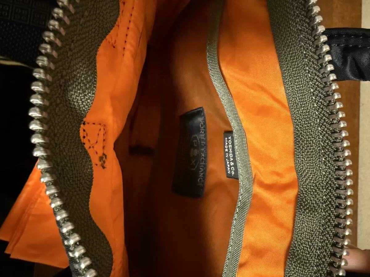 PORTER PX TANKER 2WAY HELMET BAG — label