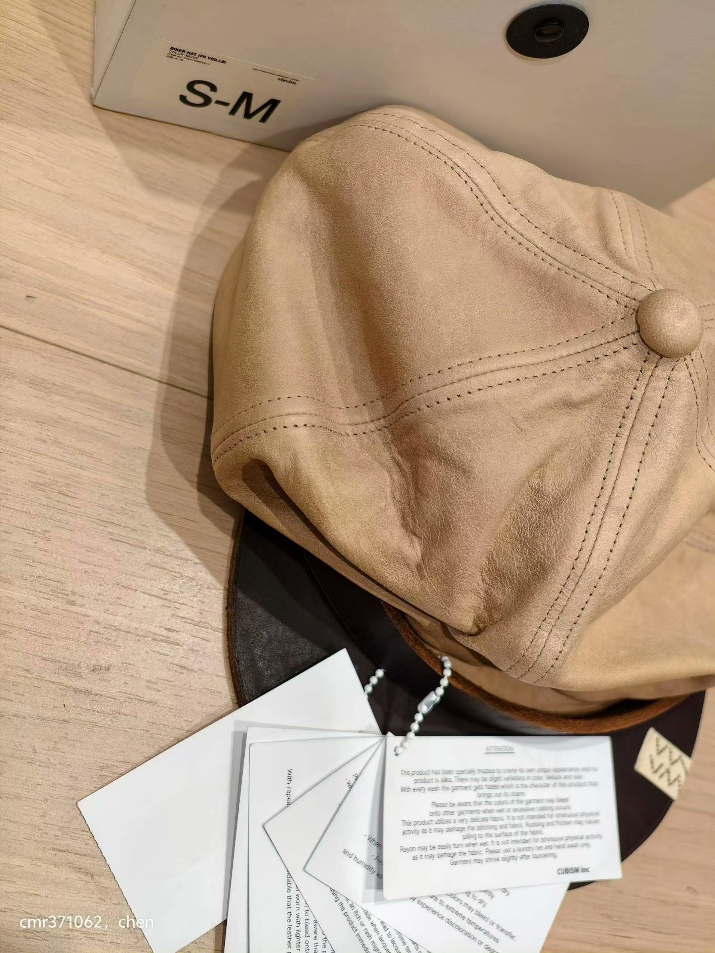 VISVIM 22SS BIKER HAT — detail