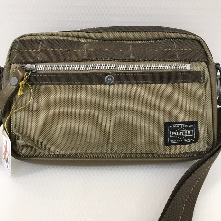 Porter Heat Olive Green Crossbody Bag
