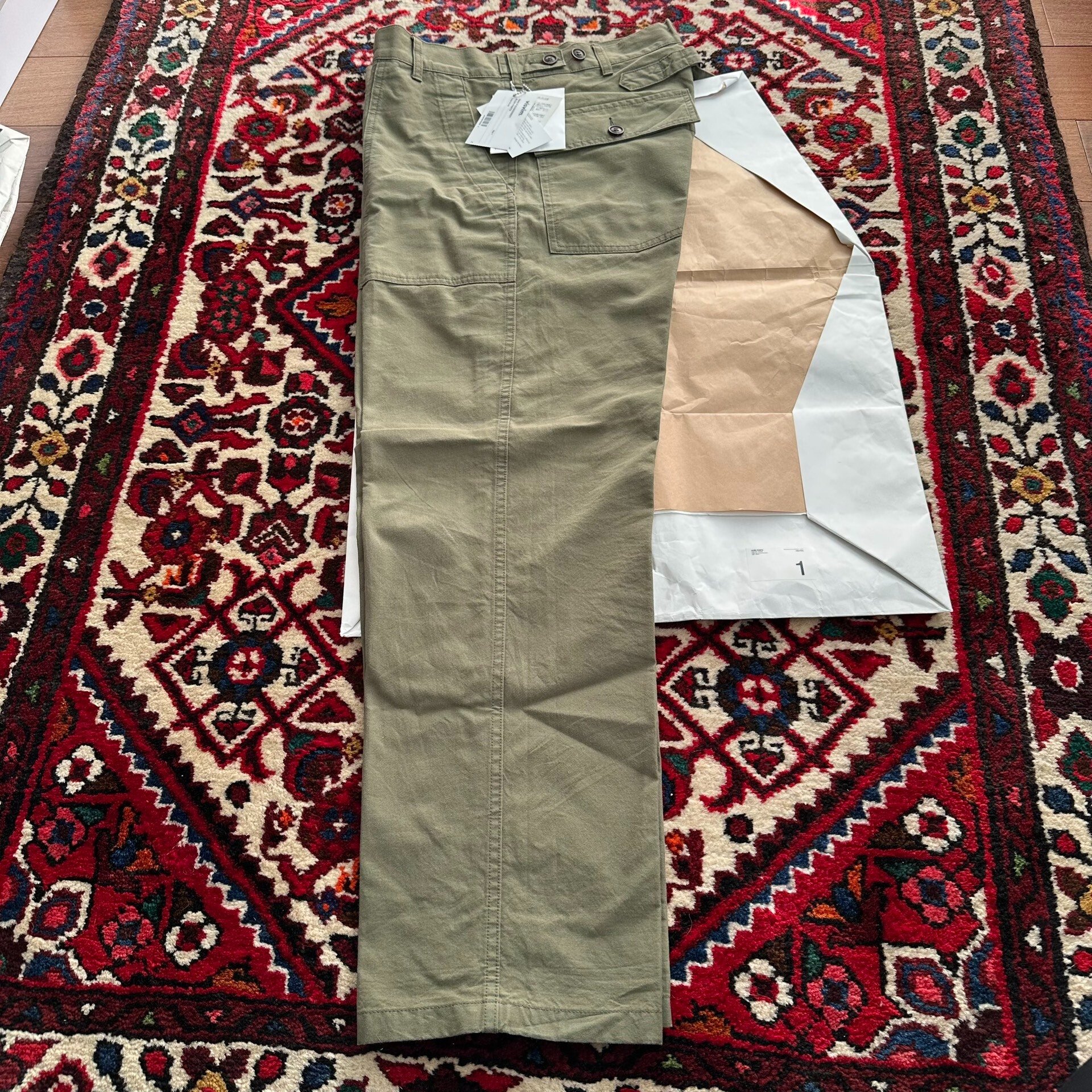 VISVIM 23AW ALDA Military Pants — back