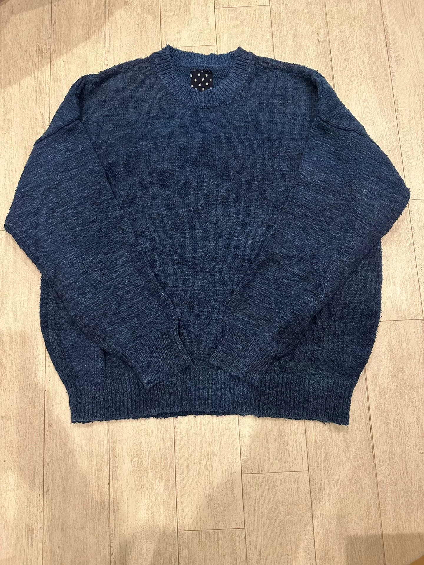 visvim 21aw ICT Amplus Crew L/S Knit Sweater — front