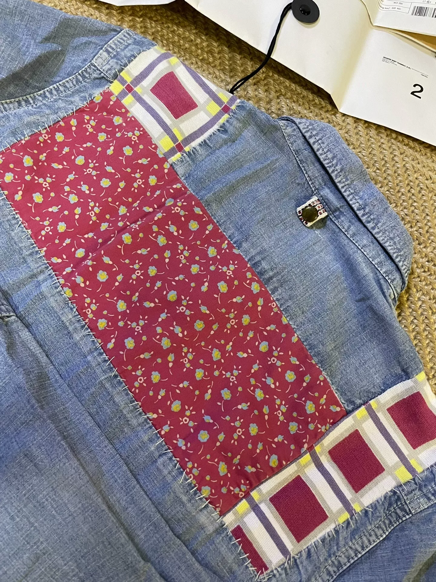 VISVIM GRANGER CHAMBRAY Long Sleeve Shirt — label