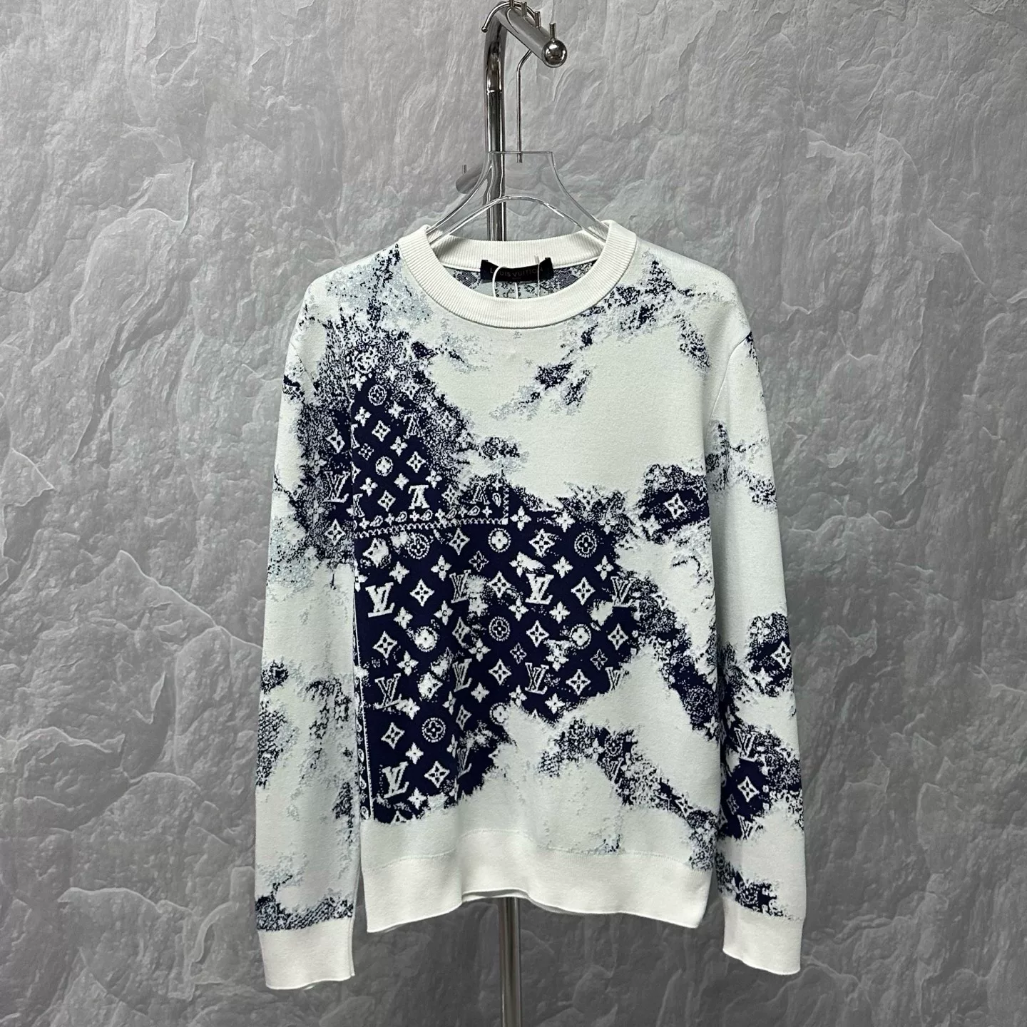 Louis Vuitton Bandana Print Knit Sweater