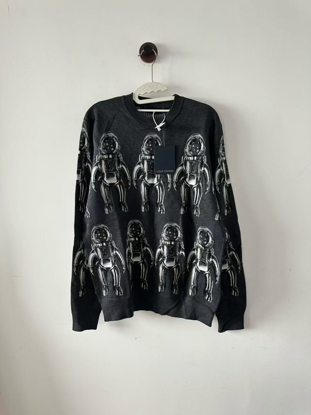 Louis Vuitton Astronaut Print Knit Sweater
