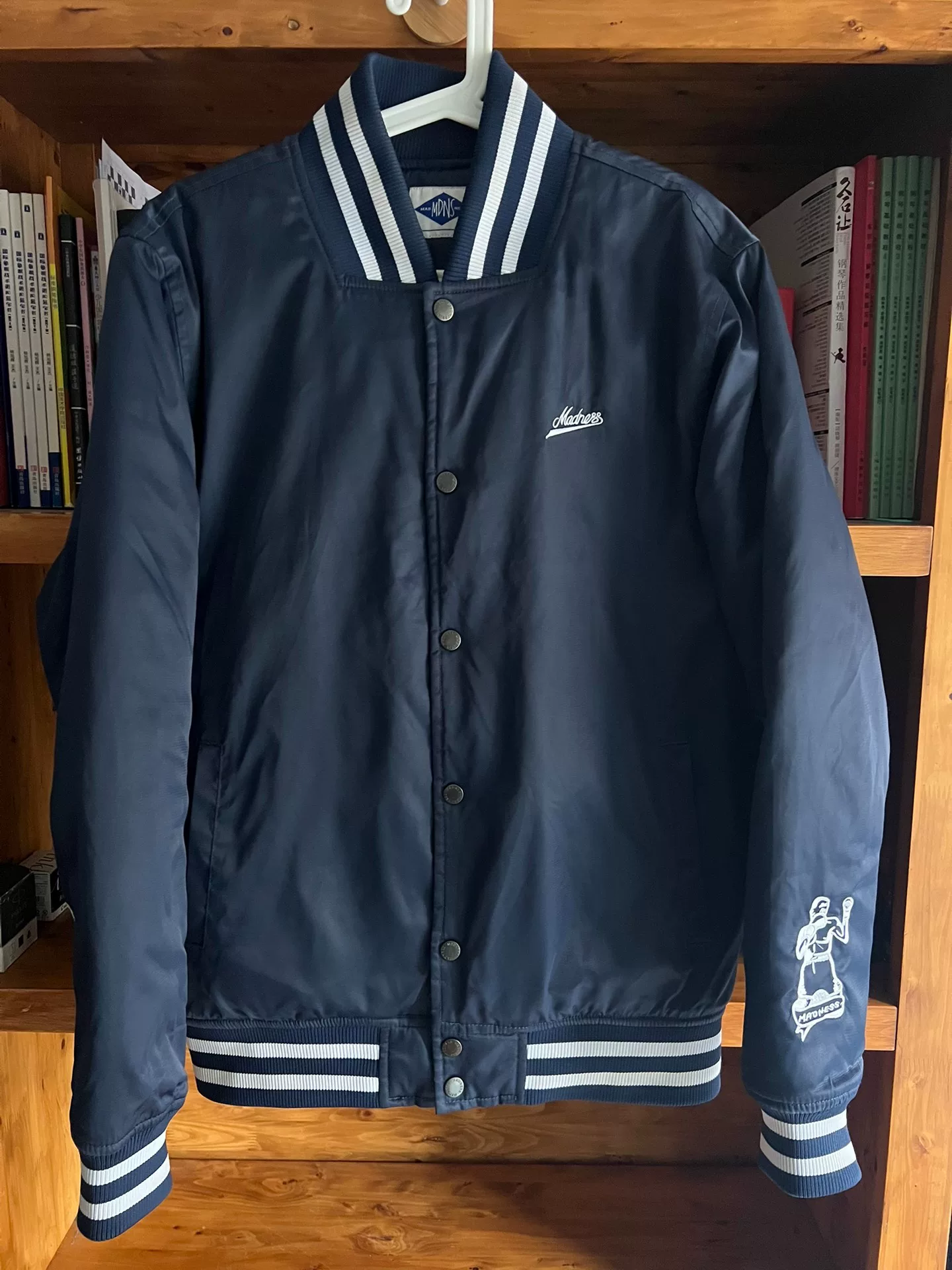 Madness 14AW Indigo Dyed Baseball Jacket