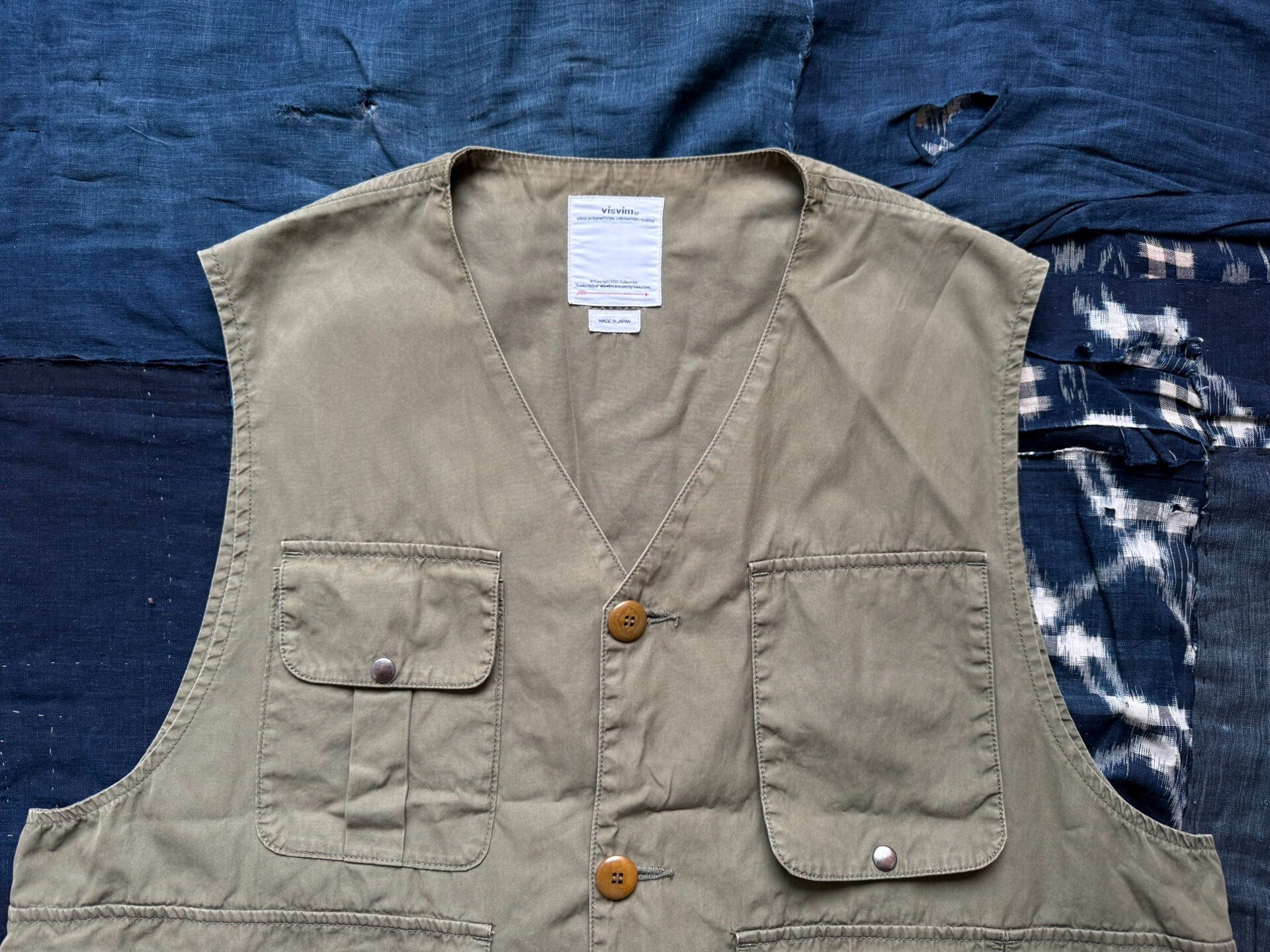 VISVIM 21SS MINTO HUNTING VEST — back