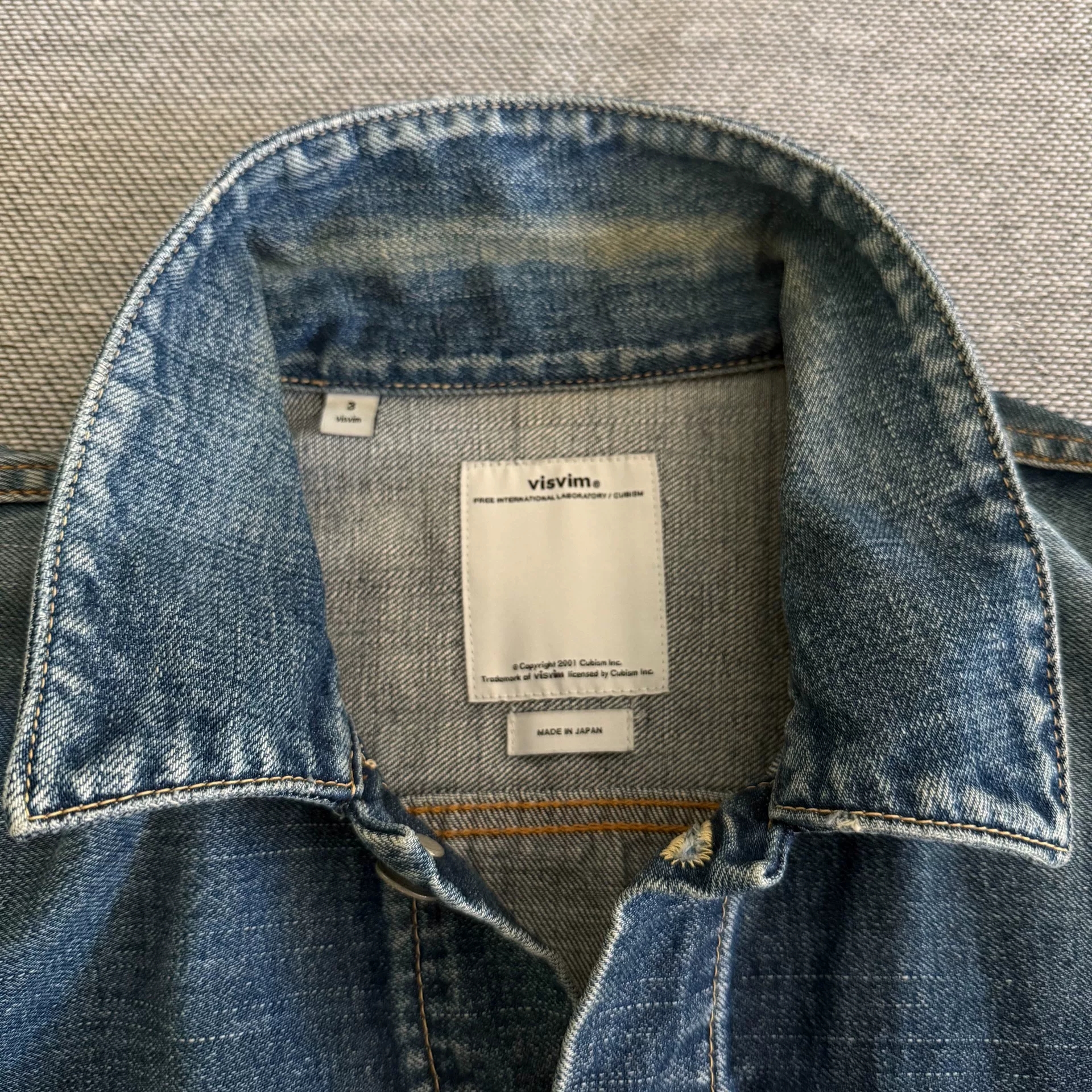 Visvim 101 16ss Type 2 Denim Jacket — back