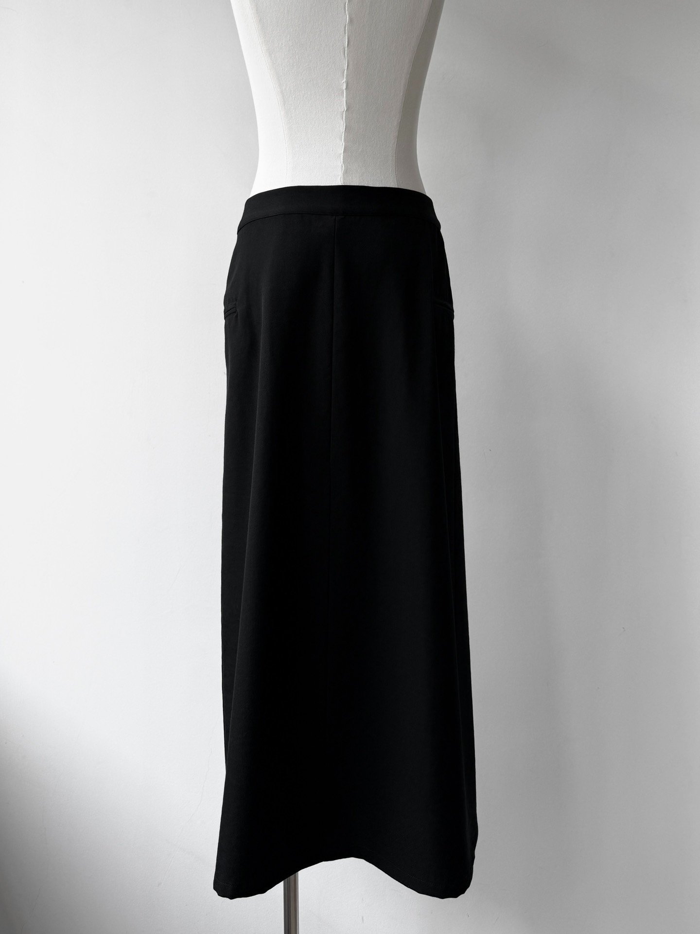 Yohji Yamamoto Noir 13SS Zip Long Skirt — detail