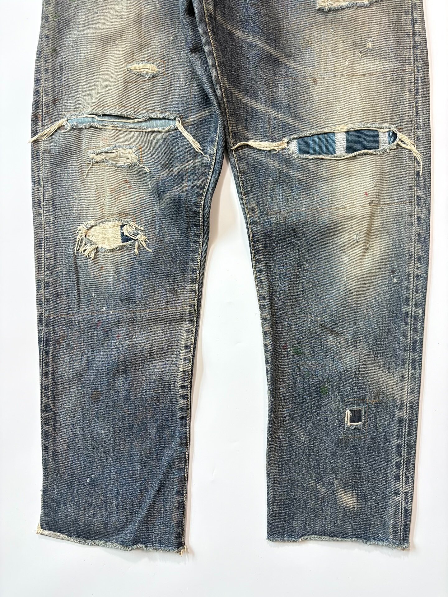 VISVIM JOURNEYMAN PANTS TACKED CRASH — back
